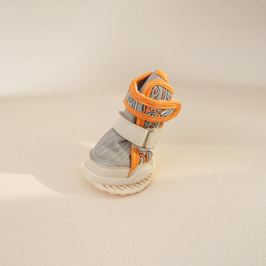 Reathable Sole Dog Shoes-CityLuxury-Luck Orange