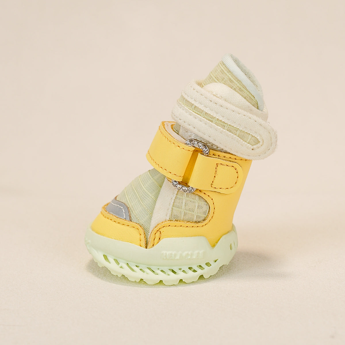 Breathable Dog Shoes for Hot Pavement-Lemon Fizz Yellow Style