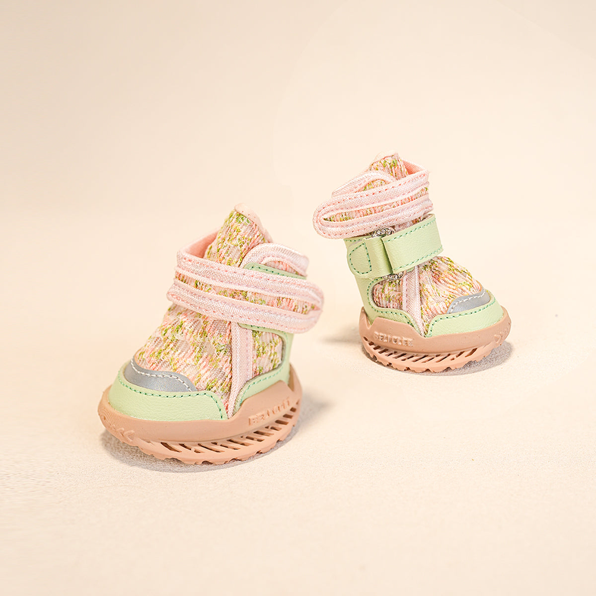 Breathable Dog Shoes for Hot Pavement-Blooming Meadow Style