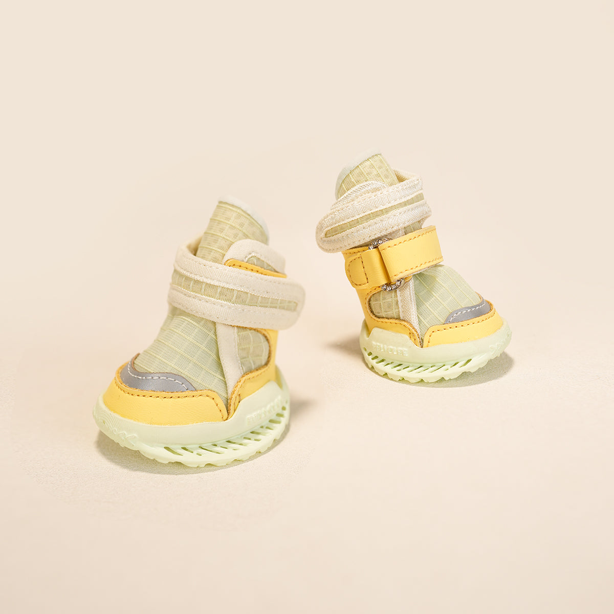 Breathable Dog Shoes for Hot Pavement-Lemon Fizz Yellow Style