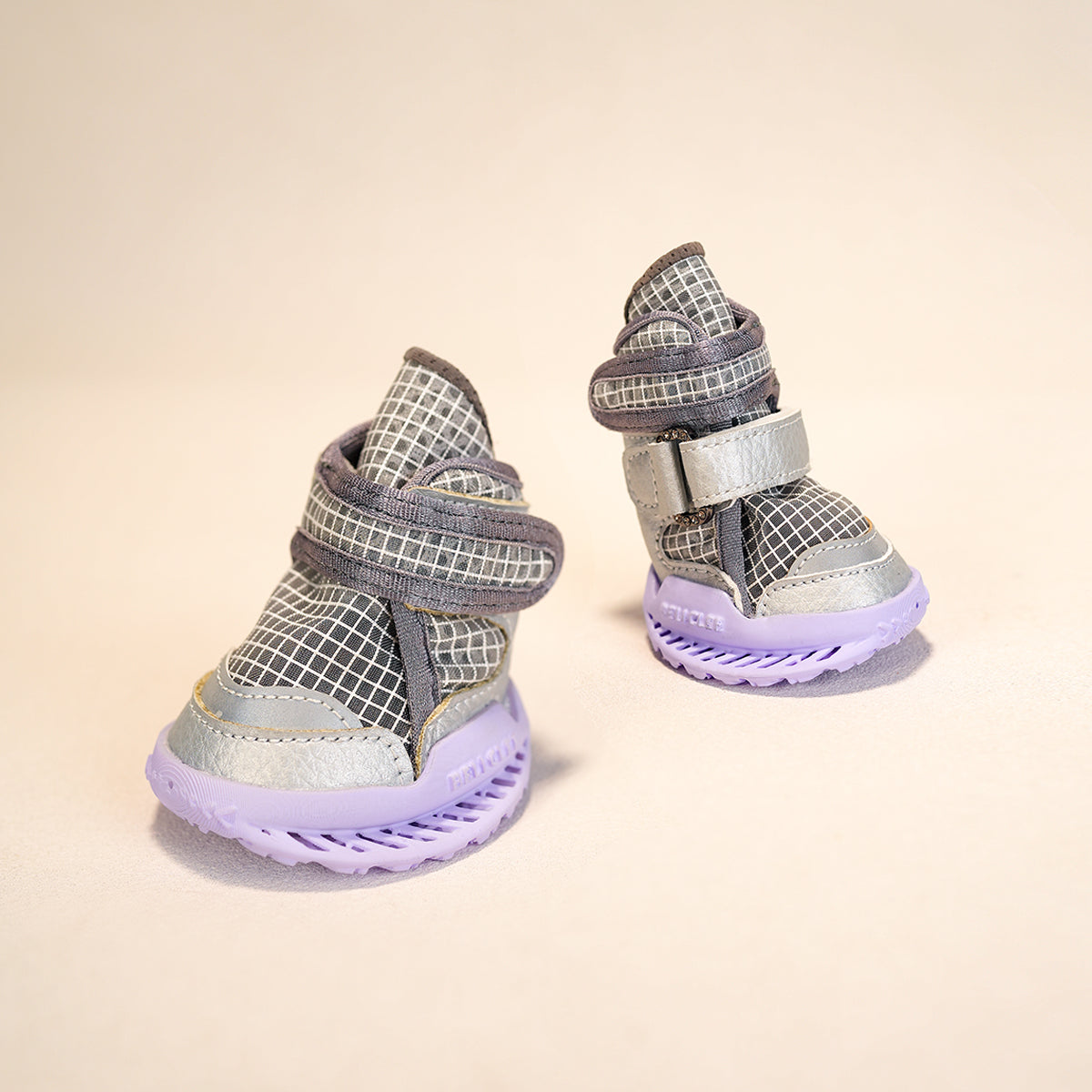 Breathable Dog Shoes for Hot Pavement-Cosmic Cyber Purple Style