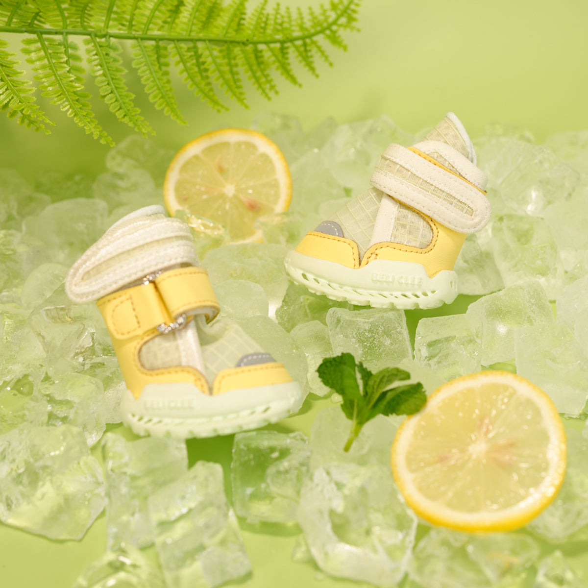 Breathable Dog Shoes for Hot Pavement-Lemon Fizz Yellow Style