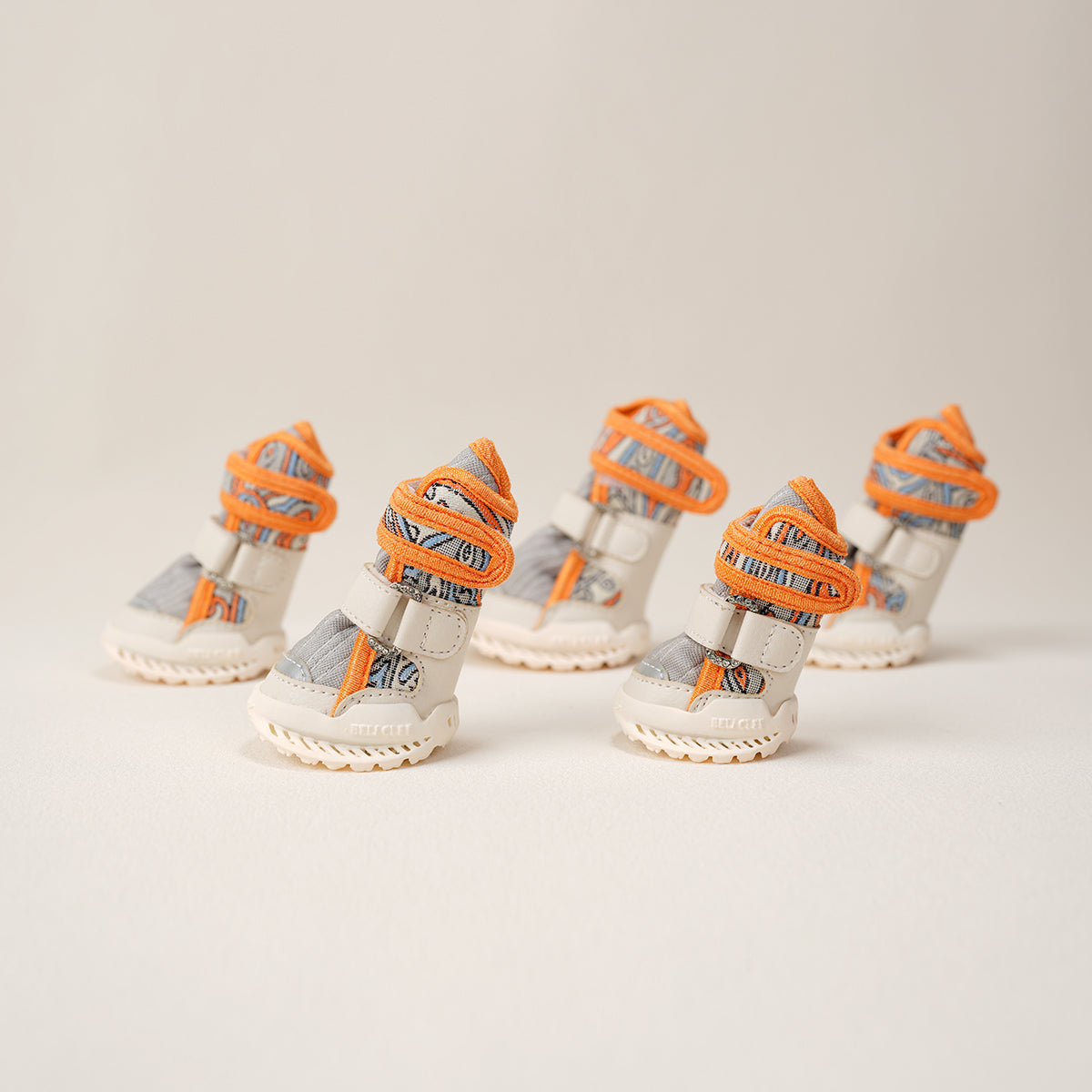 Reathable Sole Dog Shoes-CityLuxury-Luck Orange