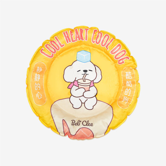 Ice-Feel Pet Nest, Donut Cooling Pet Bed