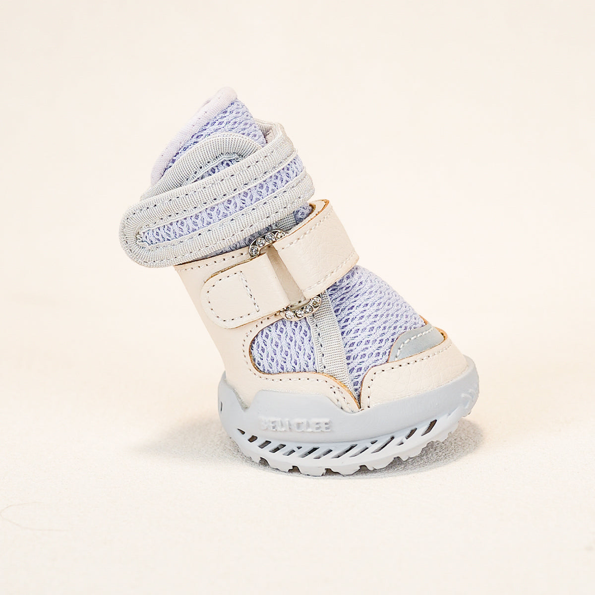 Breathable Dog Shoes for Hot Pavement-Soft Lavender Gray Style