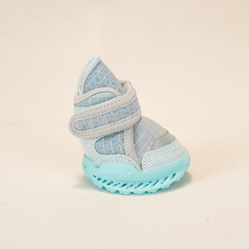 Breathable Dog Shoes – Sea Salt Mist Blue — side view