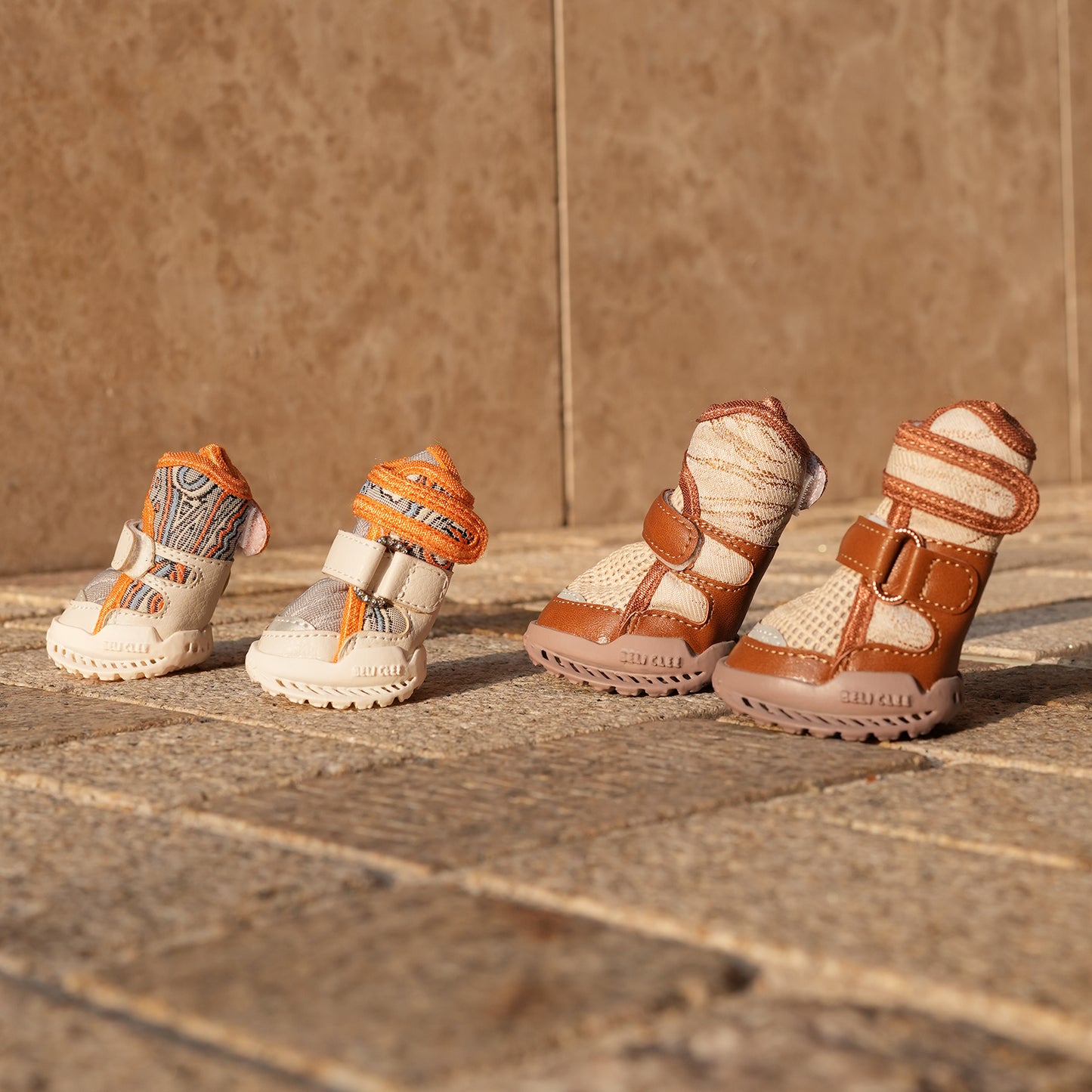 Reathable Sole Dog Shoes-CityLuxury-Luck Orange