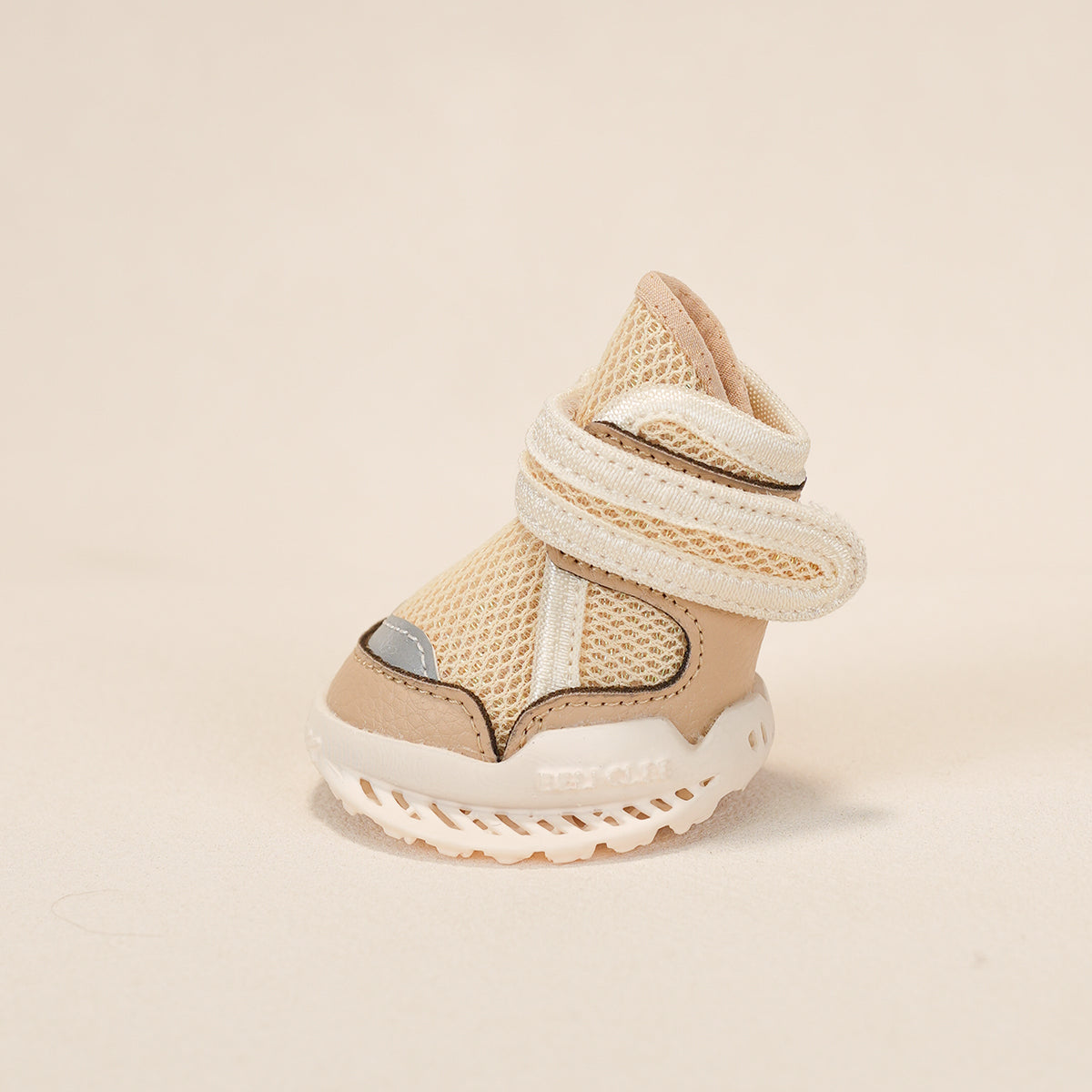 Breathable Dog Shoes for Hot Pavement-Oat Milk Khaki Style
